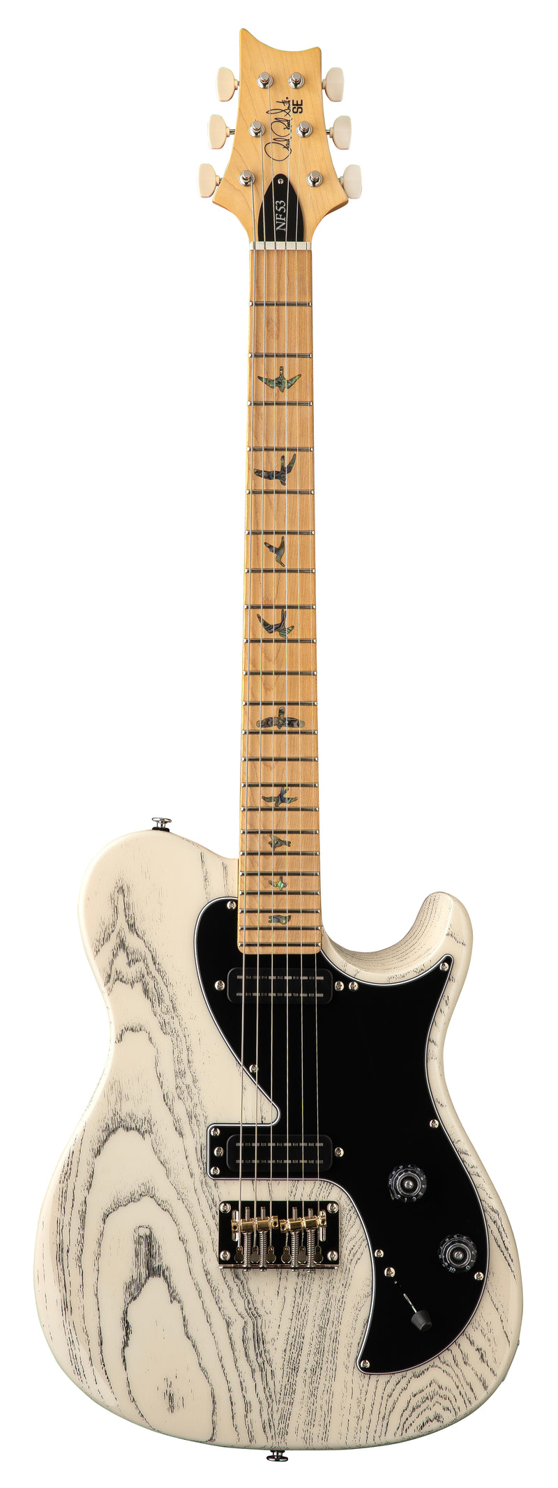 PRS SE NF 53 Electric Guitar (White Dog Hair)