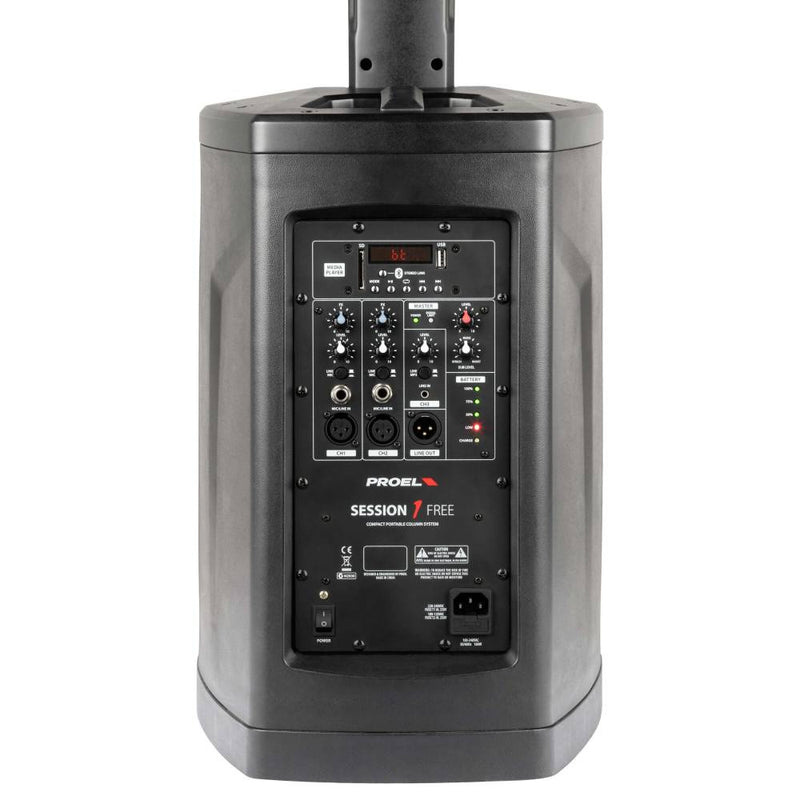 Proel SESSION1FREE Battery Powered Portable Column Speaker System