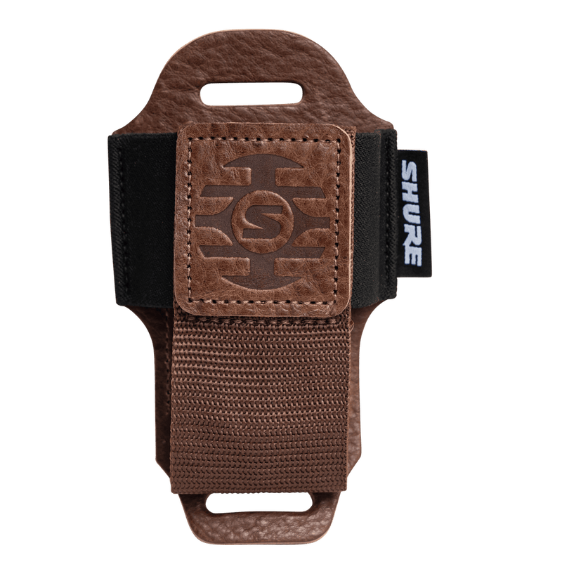 Gator SH-BODYPACK-PBN-L Wireless Bodypack Transmitter Pouch (Brown)