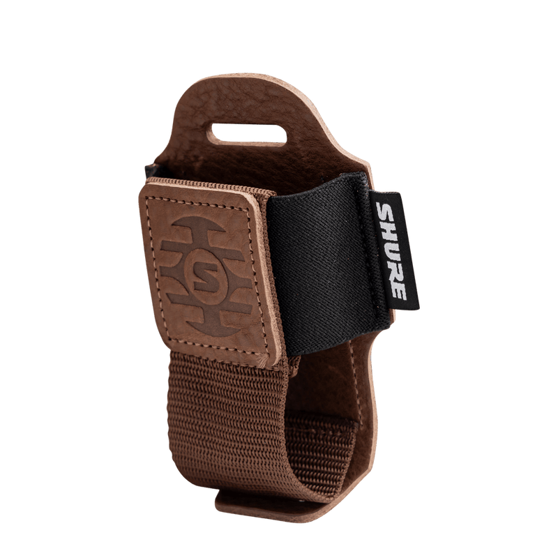 Gator SH-BODYPACK-PBN-L Wireless Bodypack Transmitter Pouch (Brown)