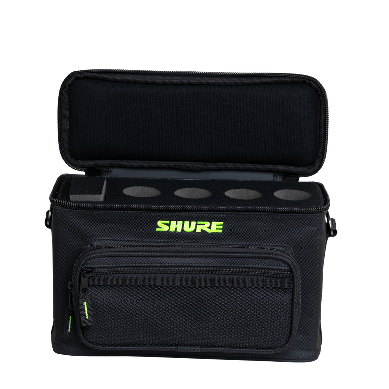 Gator SH-MICBAG04 Microphone Bag that Holds Up to 4 Mics