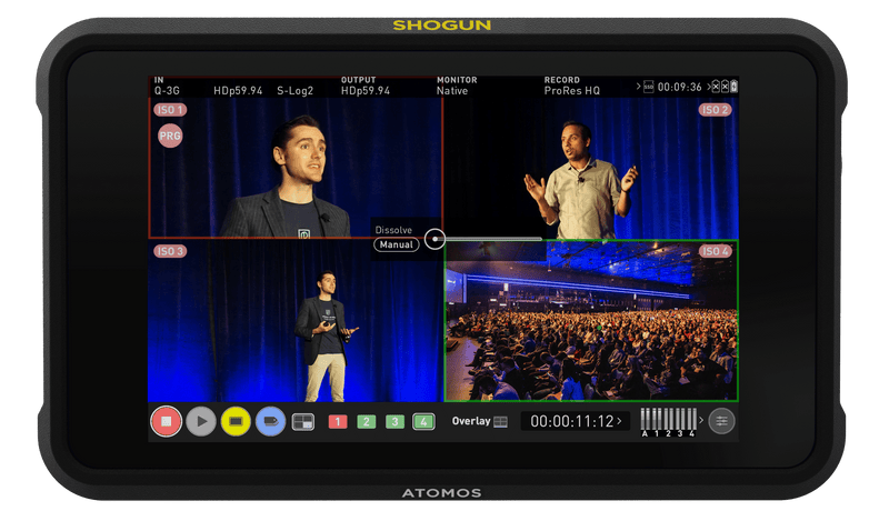 Atomos SHOGUN CLASSIC 4K Monitor-Recorder with 4x SDI - 7 "