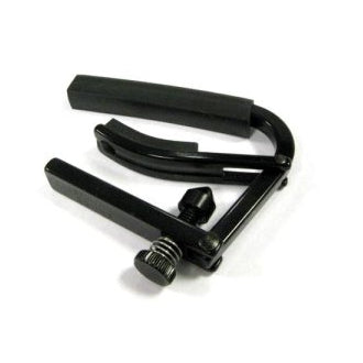 Shubb C3K Noir Series Capo For 12 String Guitar (Black Chrome)
