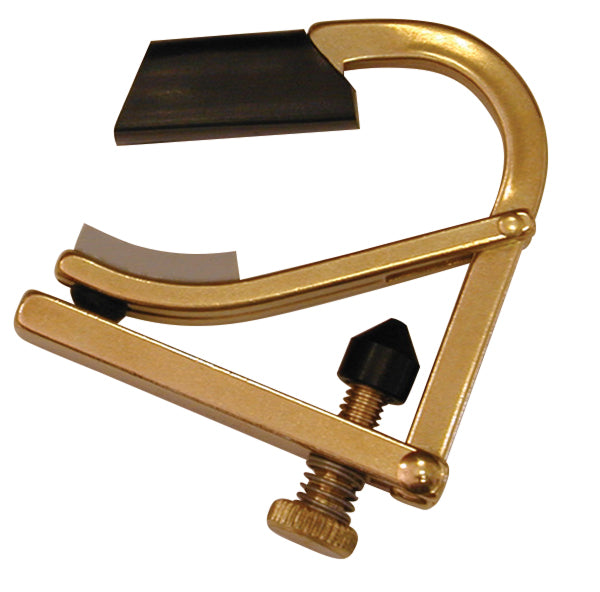 Shubb C7B Original Series Partial Capo For 3 Strings (Unplated Brass)