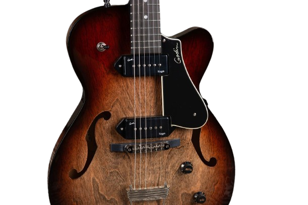 Godin Guitars 5TH AVENUE TL P90 Semi Hollow Body Electric Guitar (Vintage Burst)