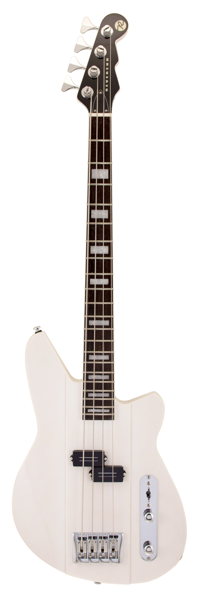 Reverend SENTINEL Electric Bass Guitar (Transparent White)