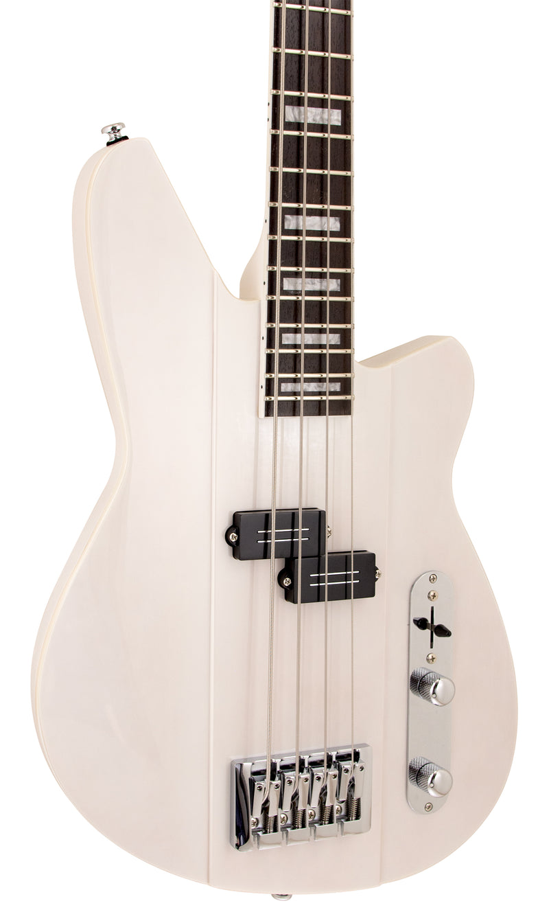 Reverend SENTINEL Electric Bass Guitar (Transparent White)