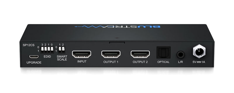 Blustream SP12CS 1x2 HDMI Splitter w/Audio Breakout