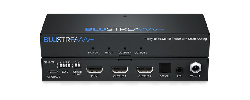Blustream SP12CS 1x2 HDMI Splitter w/Audio Breakout