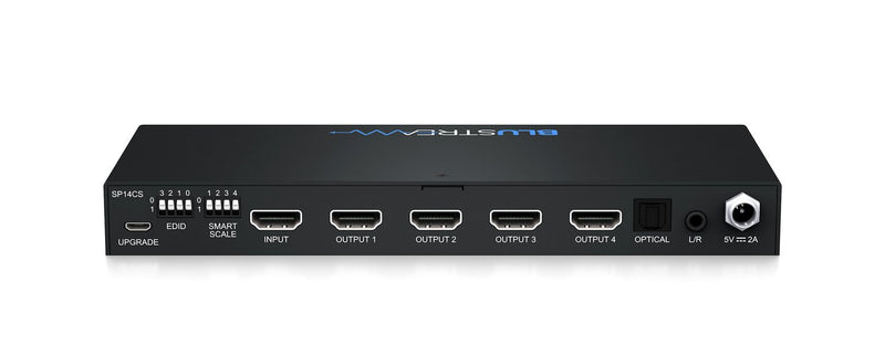 Blustream SP14CS 1x4 HDMI Splitter w/Audio Breakout