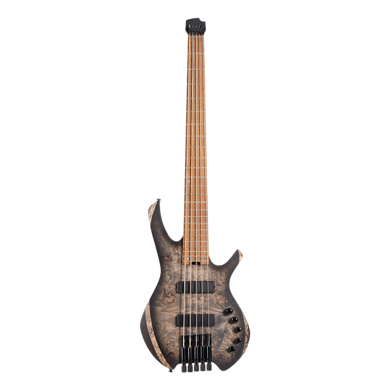 Cort SPACE 5 Basses électriques sans tête à 5 cordes (Star Dust Black)