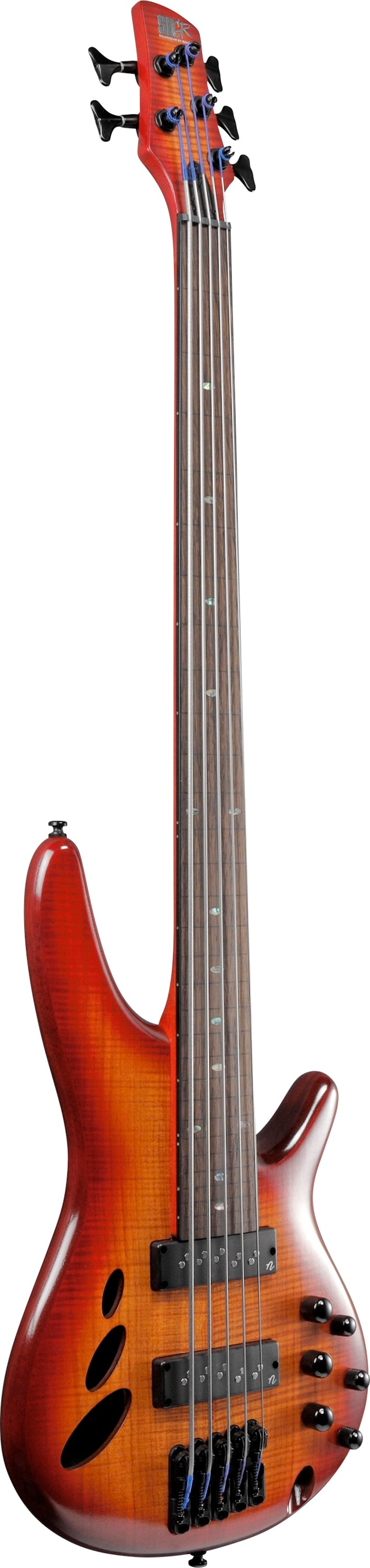 Ibanez SRD905FBTL SR Bass Workshop 5 Strings Fretless Electric Bass (Brown Topaz Burst Low Gloss)