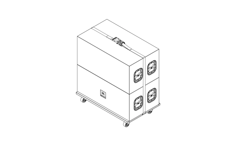 JBL Pro SRX928S-VT-CVR Vertical Transporter Cover for SRX928S