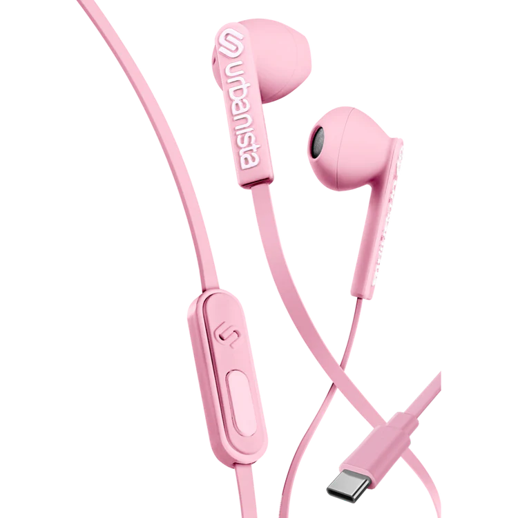 Urbanista SAN FRANCISCO USB-C Ear-Pod Wired Headphone (Pink Blossom)