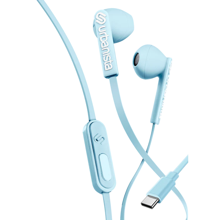 Urbanista SAN FRANCISCO USB-C Ear-Pod Wired Headphone (Skylight Blue)
