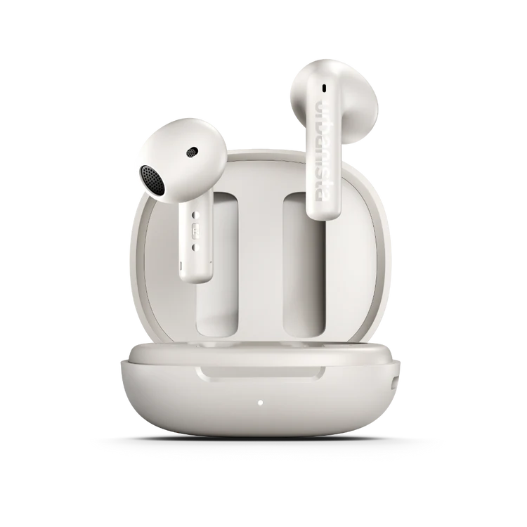 Urbanista SANTA MONICA Adaptive Noise Cancelling Earbuds (Cloud White)