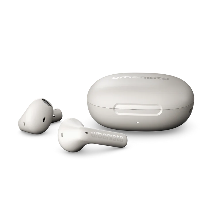 Urbanista SANTA MONICA Adaptive Noise Cancelling Earbuds (Cloud White)
