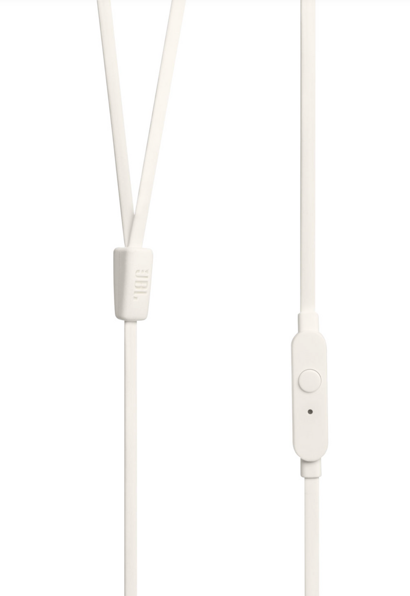 JBL T110 In-Ear Headphones (White)