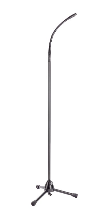 K&M 27500 Tripod Microphone Stand with Gooseneck (Black)