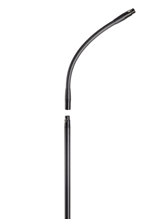 K&M 27500 Tripod Microphone Stand with Gooseneck (Black)