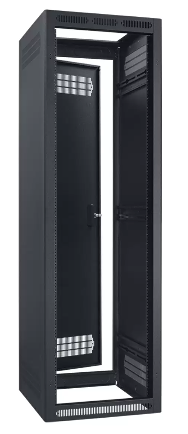 Lowell LER-4022 Enclosed AV Rack with Rear Door - 40U x 22"D