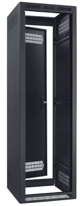 Lowell LER-4032 Enclosed AV Rack with Rear Door - 40U x 32"D