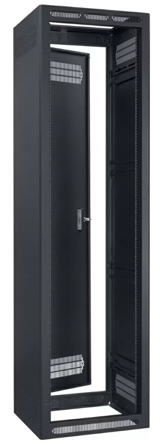 Lowell LER-4422 Enclosed AV Rack with Rear Door - 44U x 22"D