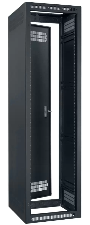Lowell LSER-4432 Seismic Rated Enclosed AV Rack with Rear Door - 44U x 32"D