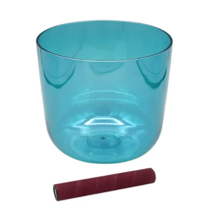 Sela INFINITY Crystal Singing Bowl (Cyan) - 5.75'