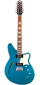 Reverend AIRWAVE 12 Semi Hollow-Body Electric Guitar (Deep Sea Blue) - 12 Strings