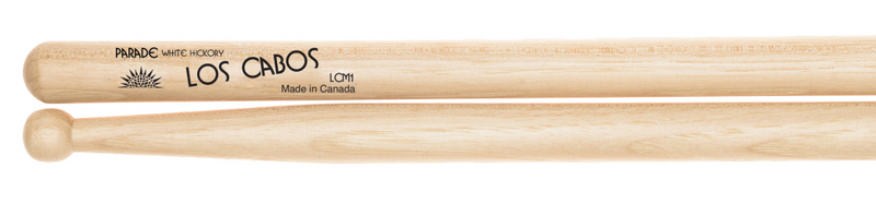 Los Cabos LCD-LCM1 Parade Hickory Ball Tip Drumsticks