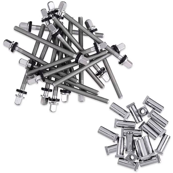 DW Hardware DWSMTP50S65 True Pitch 50 Tension Rods (Pack Of 20)