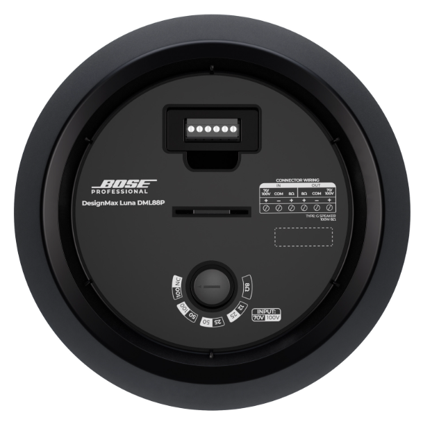 Bose DML88P 70/100V All-In-One Pendant Loudspeaker (Black)