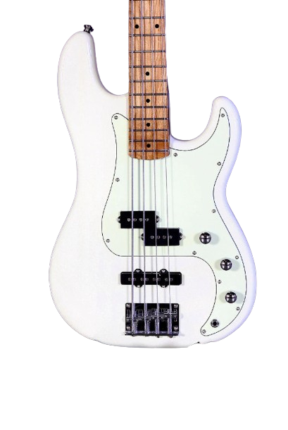 Tagima TW 65 OWH-LF/AWH Electric Bass Guitar (Olympic White)