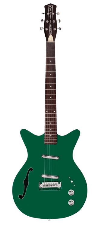 Danelectro FIFTY NINER Semi Hollow-Body Electric Guitar (Jade Top)
