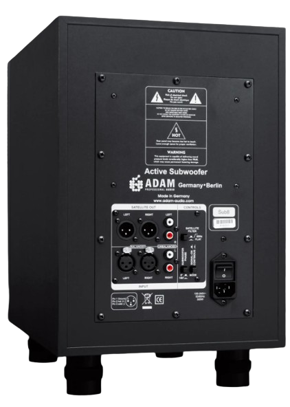 ADAM Audio SUB8B Active Studio Subwoofer (Single) - 8.5"