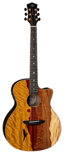 Luna VISTA EAGLE Tropical Wood Acoustic/Electric Guitar (Gloss Natural)