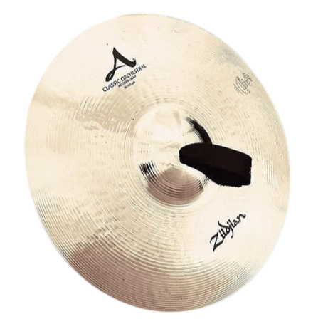 Zildjian A0750 Classic Orchestral Single Medium Light Hand Crash Cymbal - 16"
