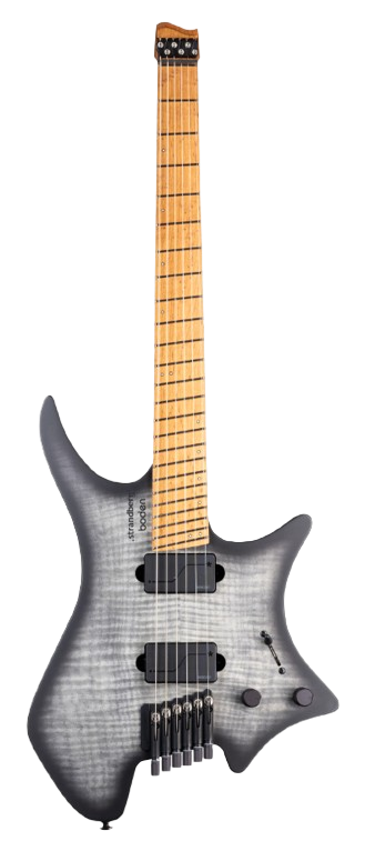 Strandberg BD6HCT-25O2-G1-BD Boden Original N2.6 Headless Electric Guitar (Black Denim Burst Satin)
