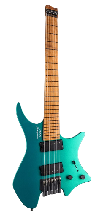 Strandberg BD7HCT-25S2-G1-TTLM Boden Standard N2.7 7 String Headless Electric Guitar (Transformative Teal Metallic)