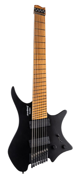 Strandberg BD8HCT-25S2-G1-BSNM Boden Standard N2.8 8 String Headless Electric Guitar (Black Satin Metallic)