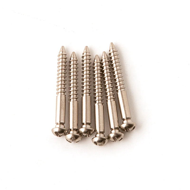 PRS Usiné Tremolo Bridge Knife Edge Screws-Set De 6 (Nickel)