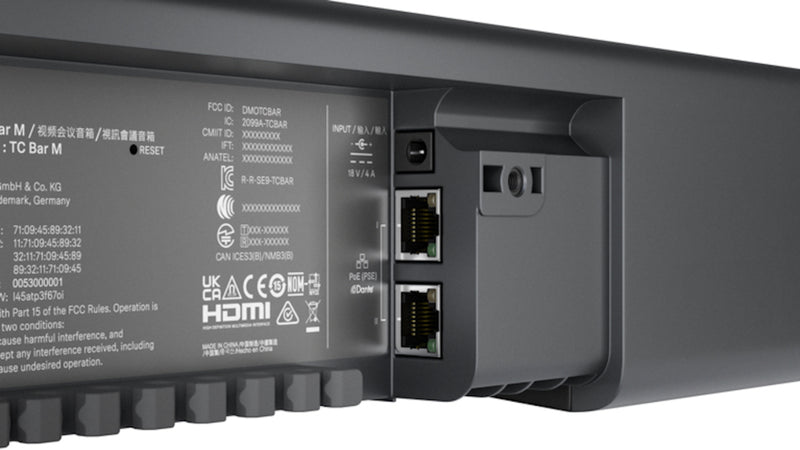 Sennheiser TC BAR M US TeamConnect Bar Conferencing Device For Medium Rooms