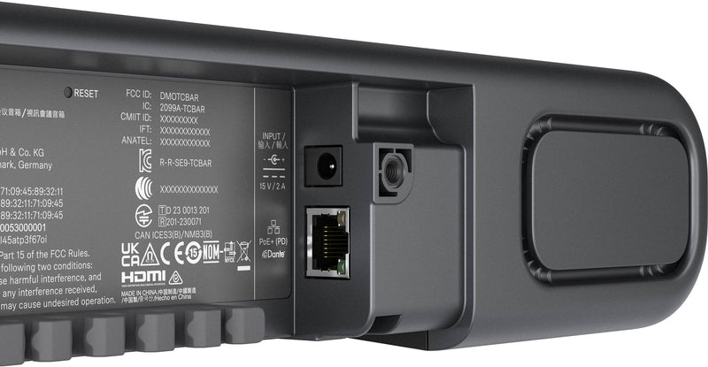 Sennheiser TC BAR S US TeamConnect Bar Conferencing Device For Small Rooms