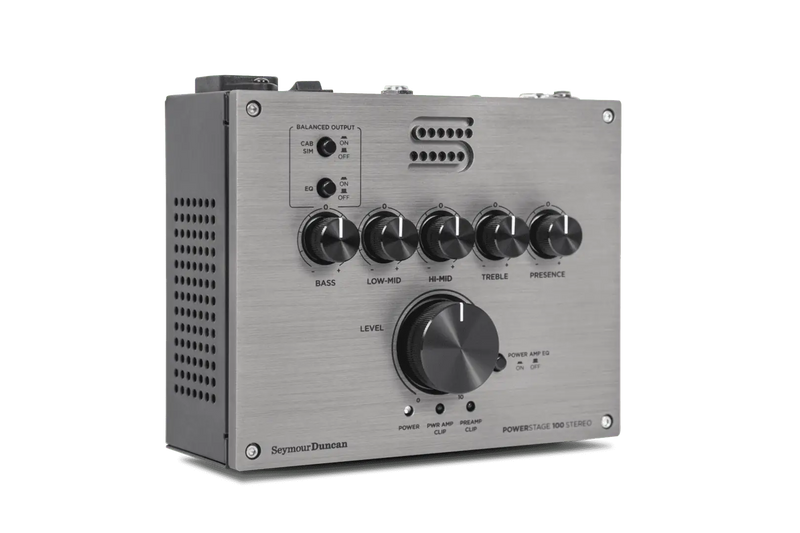 Seymour Duncan 11901-004 Power Stage 100 Stereo 120V Guitar Amp Pedal (Silver)