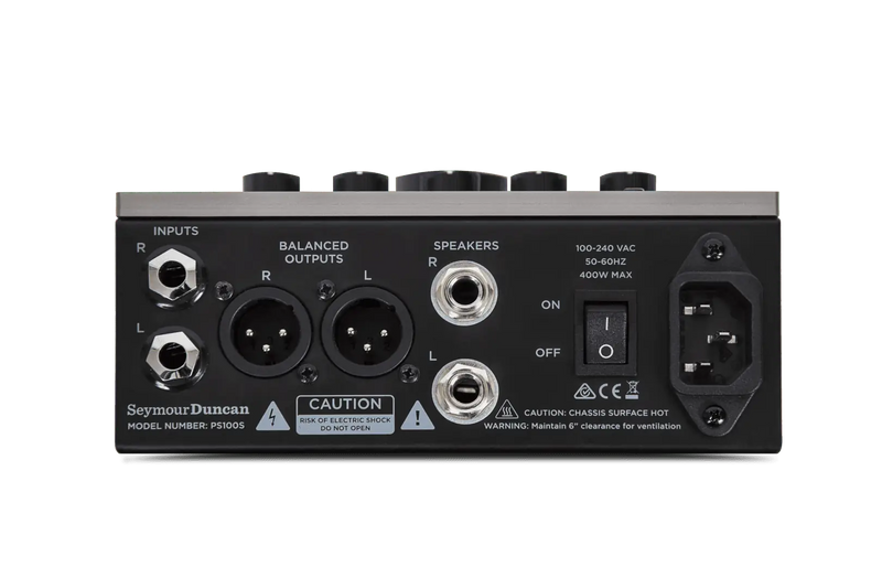Seymour Duncan 11901-004 Power Stage 100 Stereo 120V Guitar Amp Pedal (Silver)