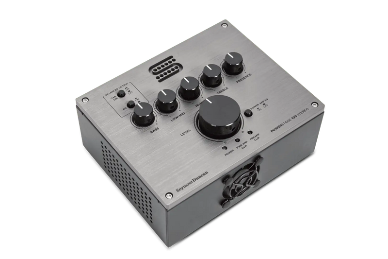 Seymour Duncan 11901-004 Power Stage 100 Stereo 120V Guitar Amp Pedal (Silver)