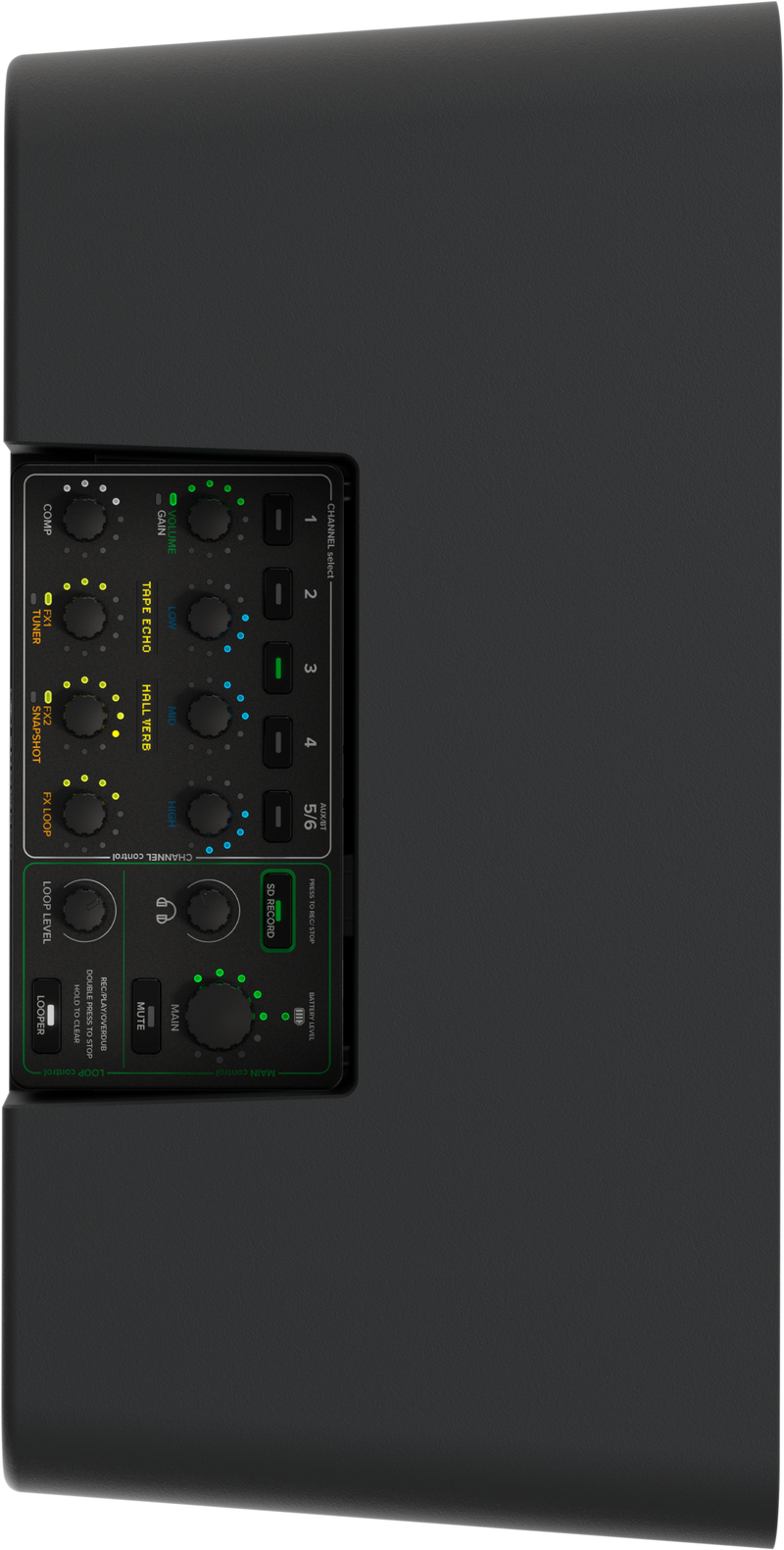 Mackie SHOWBOX Plate-forme de performance live tout-en-un alimentée par batterie avec contrôle de mixage Breakaway
