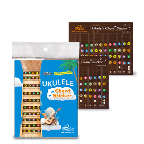Leho LH-STICKER-FRET Ukulele Fretboard Stickers - 2 Pack