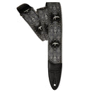 PRS Custom Jacquard Birds Fleur Guitar Strap (Charcoal) - 2"
